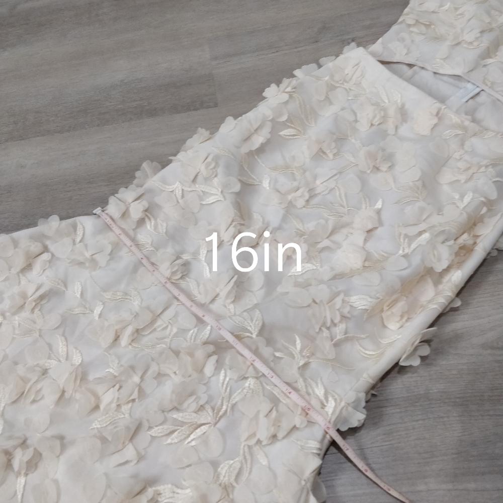 Prom dress custom cream floral JANE.X Emma - Picture 7 of 17